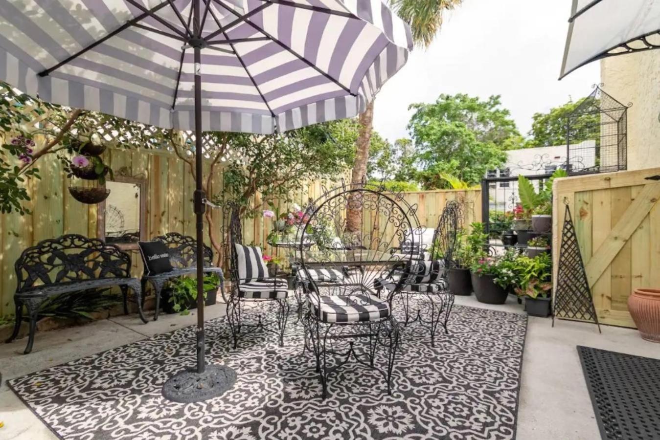 Tropical Designer House In Heart Of Antique Row Wpb Villa West Palm Beach Eksteriør bilde